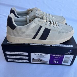 Ben Sherman Men's Grey Webber Sneaker Shoes Size 13 NWOB Color Beige